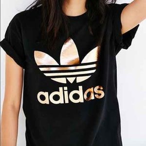 lightly worn reflective adidas shirt